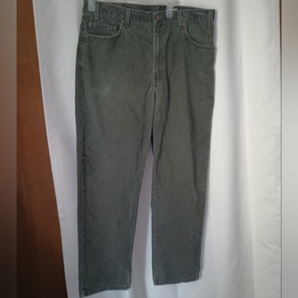 Levis 540 Mens 34x29 Relaxed Fit Straight Leg Stonewash Gray Green Vintage Y2K - Picture 3 of 15